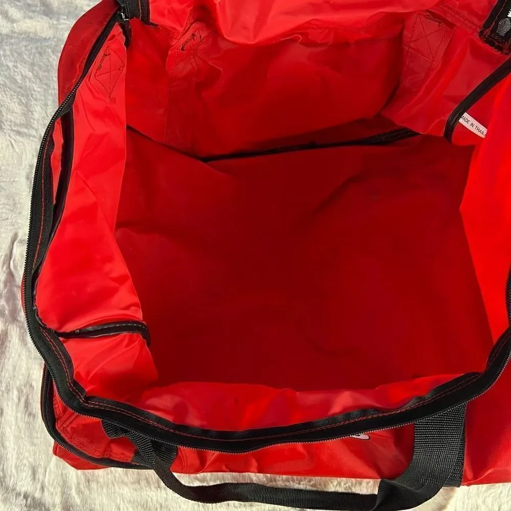 Vintage K2 Skis Ski Boot Bag Snow Board Carry Duffle 80s / 90s Red Black